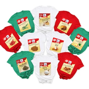 Halloween Spice Girl Matching Shirts: Group Costume, Thanksgiving Reunion