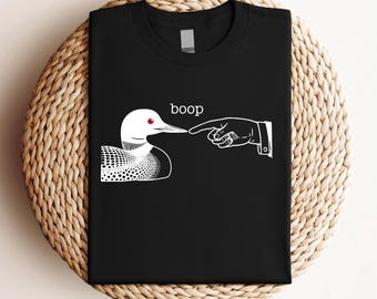 Funny Loon Graphic T-Shirt: Birdwatching Nature Tee