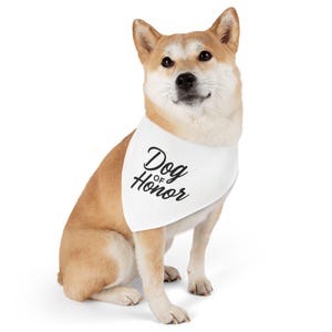 Dog Bandana Collar, Pet Wedding Accessory, Puppy Bow Tie, Animal Neckwear, Pet Formal Wear