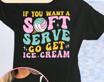 Helado de voleibol, diseño divertido de camiseta de voleibol, sublimación de espíritu de equipo, regalo para mamá de voleibol, descarga digital, ve por helado PNG