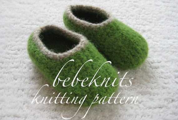 Felted wool baby booties pattern deals