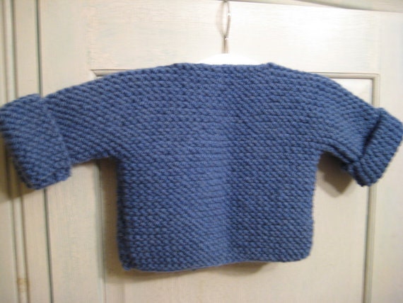 Bebeknits Simple French Style Baby Cardigan Knitting Pattern