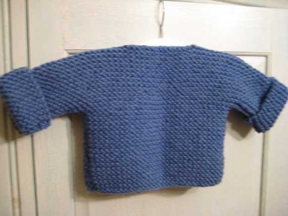 Bebeknits Simple French Style Baby Cardigan Knitting Pattern