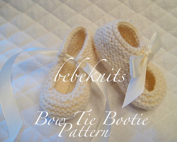 Bow tie booties sale
