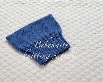 Bebeknits Simple Pussycat Toddler/Preschooler Hat Knitting Pattern