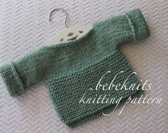 Bebeknits Simple Baby Tunic Knitting Pattern