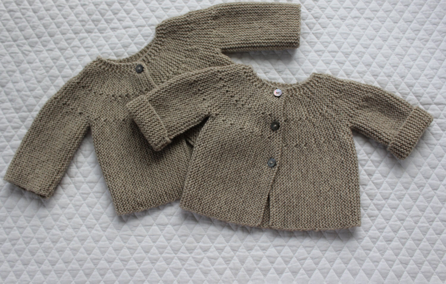 Bebeknits Modern European Baby Cardigan Knitting Pattern | Etsy