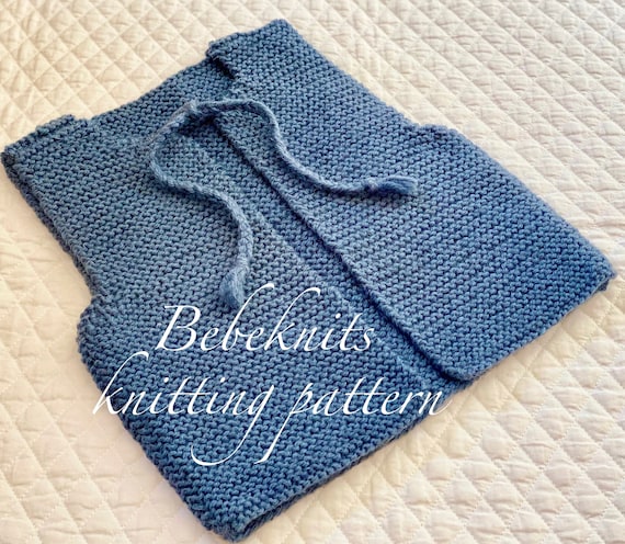 Simple knit vest pattern clearance free baby