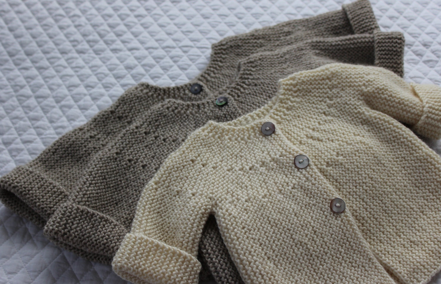 Bebeknits Modern European Baby Cardigan Knitting Pattern | Etsy