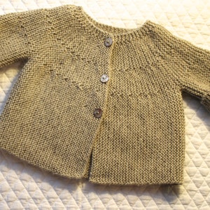 Bebeknits Modern European Toddler Cardigan Knitting Pattern image 3