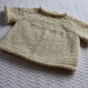 Bebeknits French Style Estelle Baby Pullover Sweater Knitting - Etsy