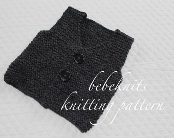 Bebeknits Simple French Style Children's Vest Knitting Pattern