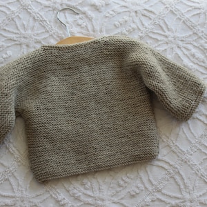 Bebeknits Bordeaux Baby Cardigan Knitting Pattern - Etsy