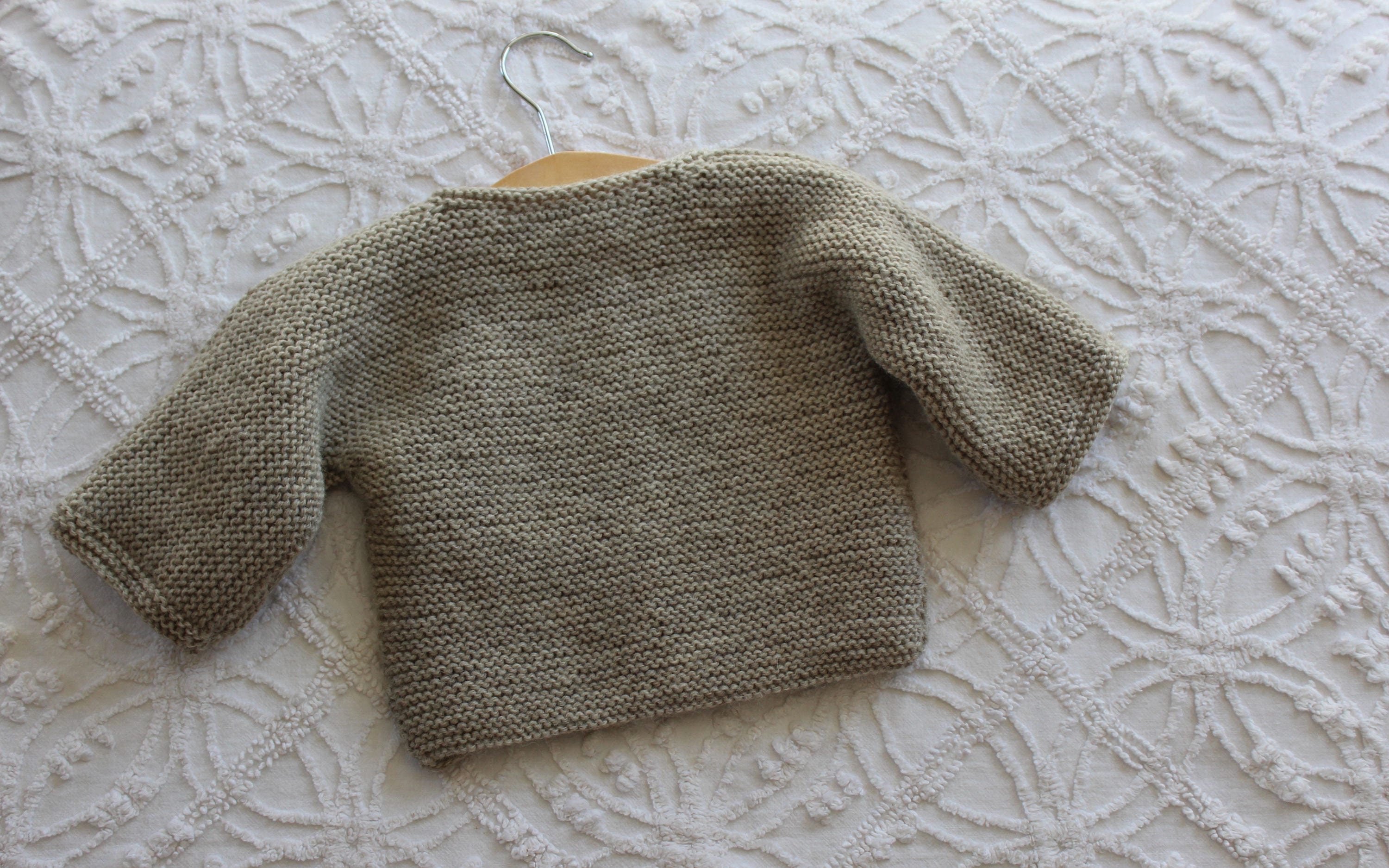 Bebeknits Bordeaux Baby Cardigan Knitting Pattern | Etsy UK