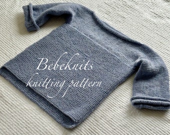 Bebeknits French Style Simple Children"s Tunic Knitting Pattern