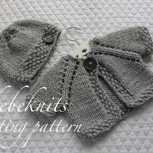 Bebeknits Quick Knit Baby Set Knitting Pattern