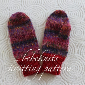 Bebeknits Momma Mittens Knitting Pattern