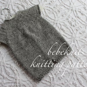 Bebeknits French Style Baby Romper Knitting Pattern