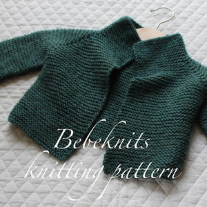 Bebeknits Wonderful Wrap Baby Car Cardigan Knitting Pattern