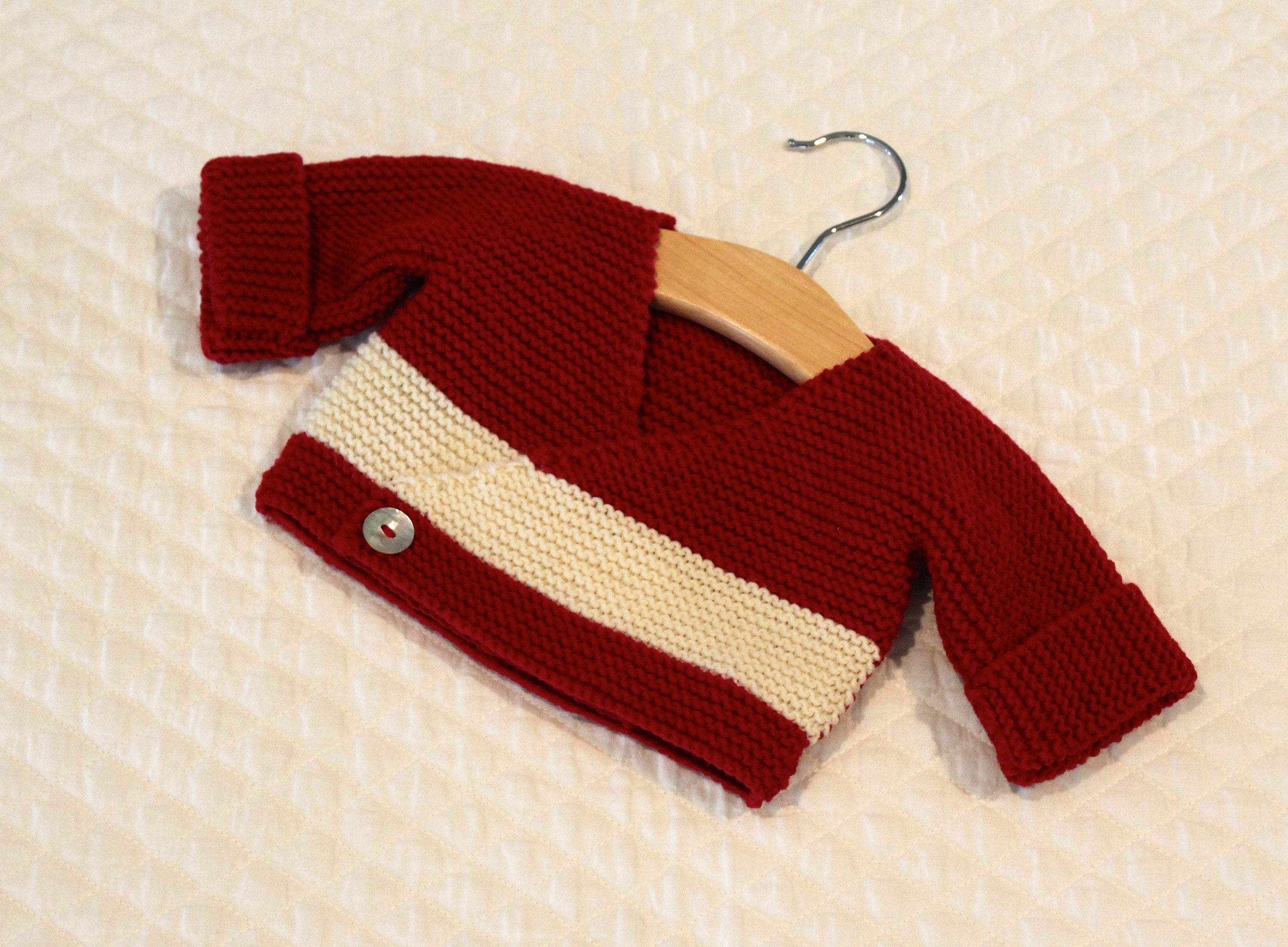 Bebeknits French Style Newborn Baby Wrap Cardigan Knitting Etsy UK