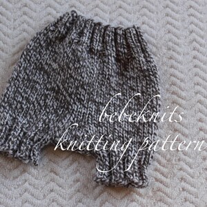 Bebeknits Sweet Little Baby Pants Knitting Pattern