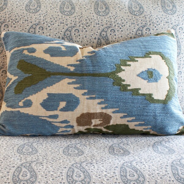 Embroidered Otomi Pillow Etsy