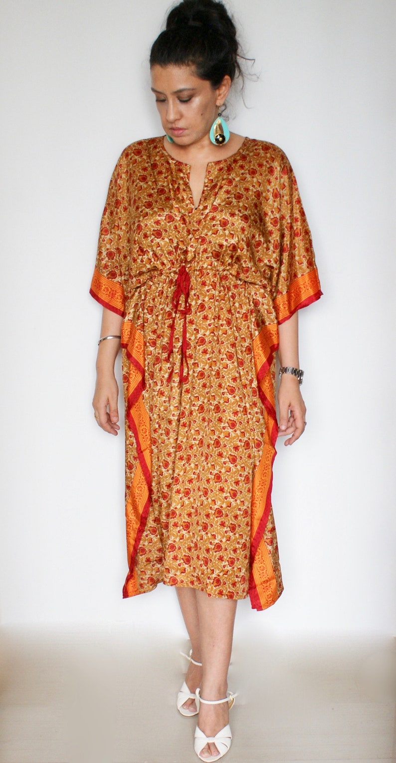 Kaftans Dressing Robe Maxi Dress Lounge Kaftan Pregnancy Kaftan Plus Size Caftan Silk Kimono Silk Kaftan Maternity Dress Silk Robe