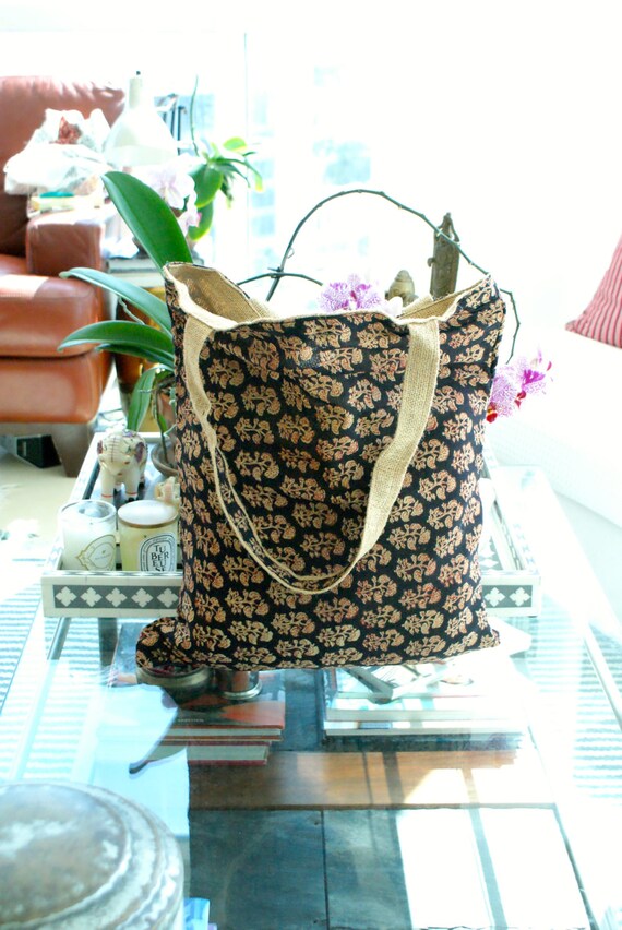 Grocery Tote Maternity Bag, Laptop Bag Travel Bag Beach Bag Market Bag Shopping Tote Bag Diaper Bag Indian Hand Block Print