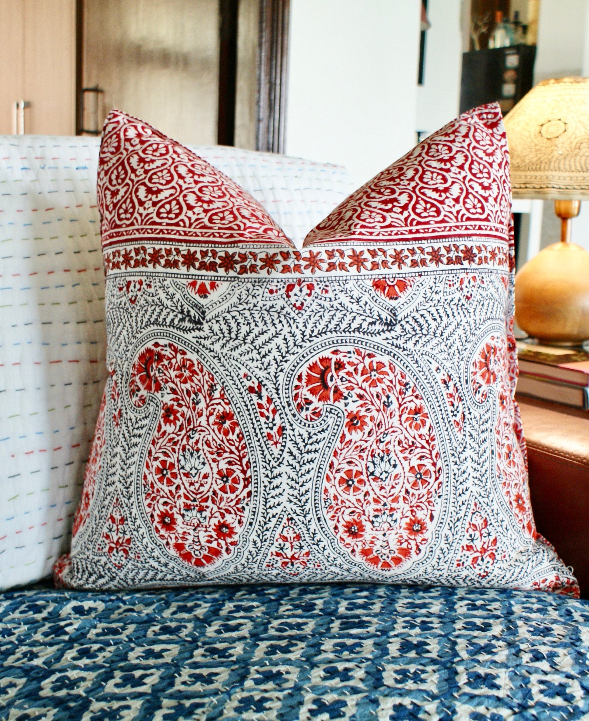 Paisley print online throw pillows