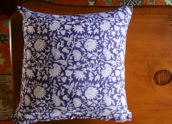 Purple boho pillow sale