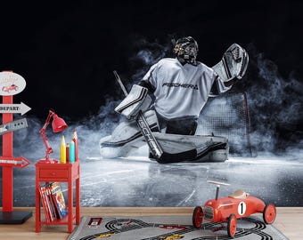 Ice Hockey Stadium Wall Mural 3D Wall Background Mural Wallpaper Wall Art For Living Room Bedroom Tv Background Office Restaurant Motif Room Peel And Stick Wall Posters 350(W) X256(H) Cm - View #9
