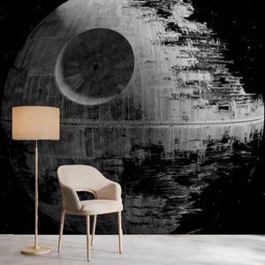 Papier peint Vaisseau spatial Star Wars : Papier peint autocollant pour chambre d&#39;enfant