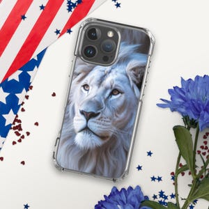 Lion Spirit iPhone Case: Powerful Animal Totem, Protective Cover