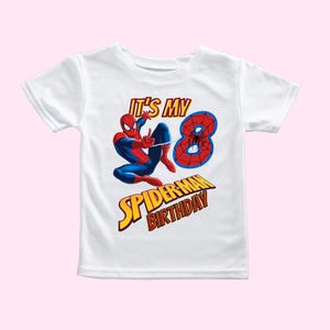 Custom Spiderman Birthday PNG: Digital Download