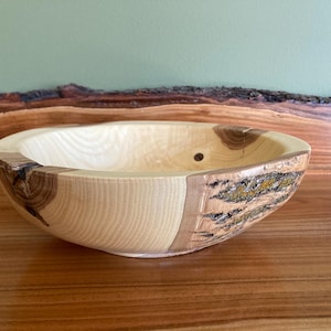 Live Edge Ash Bowl