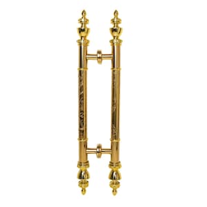 Solid Brass Gold Stainless Steel Door Pull Handle 800–1200 mm Lengths, For Glass/Wood/Steel Doors, Minimal European Style Hardware