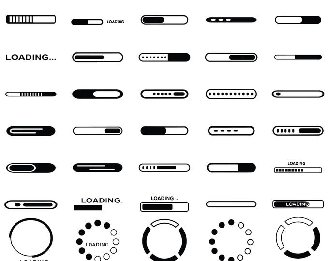 Loading Bar Svg Bundle Loading Svg Loading Icon Svg Loading Please Wait ...