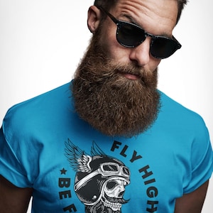 Fly High ユニセックス Tシャツ | 感動的な航空Tシャツ、アドベンチャーシャツ、旅行ギフト、航空アパレル、パイロットへのギフト