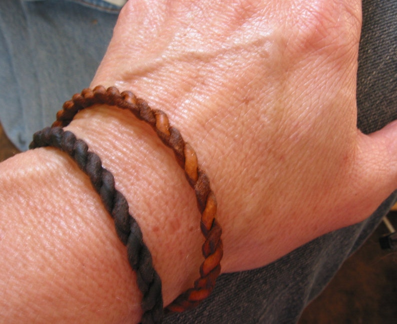 Women's Corded Deerskin Bracelet image 4