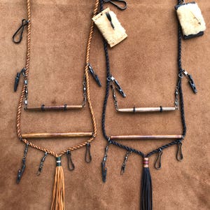 Fliegenfischen-Lanyard- Verflixt Rick, schnurgebundenes Leder-Lanyard, Lanyard für Fliegenfischer, Lanyard für Fliegenfischer