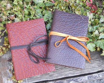 Buffalo Open Range Journal- Full Size with Free Range Deerskin Tie