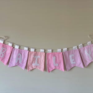 Custom name garland