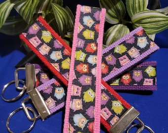 Owl Wristlet/Key Fob
