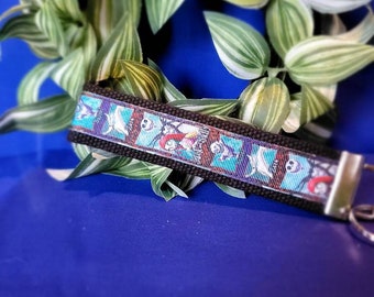 Cartoon Christmas Wristlet/Key Fob