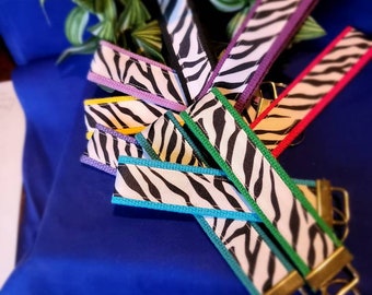 Zebra Wristlet/Key Fob