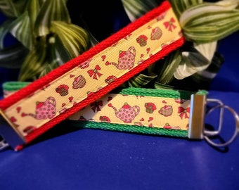 Tea Time Wristlet/Key Fob