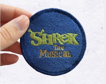Shrek The Musical Embroidered Patch: Broadway Theatre Gift