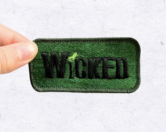 Écusson brodé thermocollant de la comédie musicale Wicked : Badge Broadway