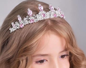 Luxury Bridal Headpiece, Handcrafted Crystal Tiara, Rhinestone Encrusted Crown, Vintage-Inspired Tiara, Baroque Bridal Crown, Princess Crown