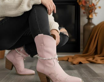 Herz-Stiefel-Armband, Cowgirl-Schmuck, Western-Stiefel-Armband, Western-Stiefel-Armband, Western-Stiefel-Armband, Western-Stiefel-Schmuck